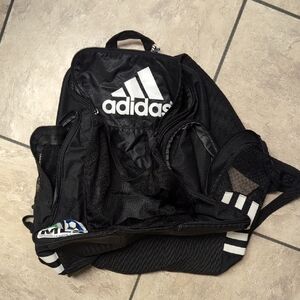 Adidas Black and White Men's Backpack